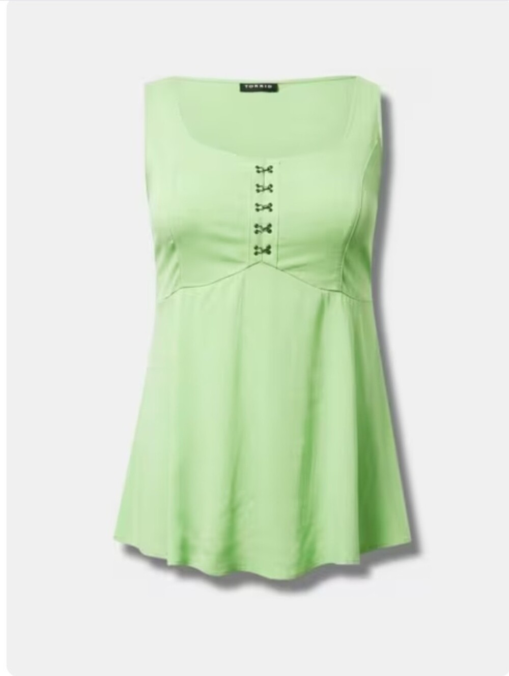 Sexy Green Sleeveless A-Line Tank / Cami